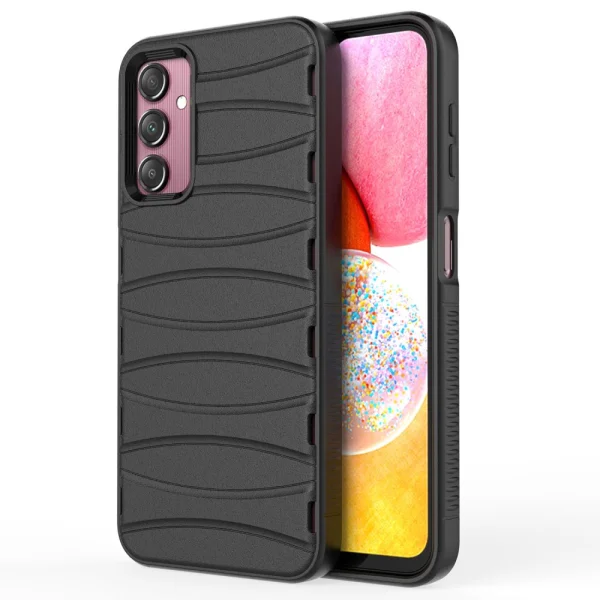 BIBERCAS Silicone Case for Samsung Galaxy A14, Black 1