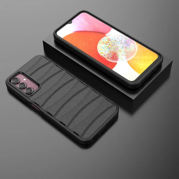 BIBERCAS Silicone Case for Samsung Galaxy A14, Black 5