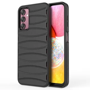 Силиконов калъф BIBERCAS за Samsung Galaxy A14, Черен