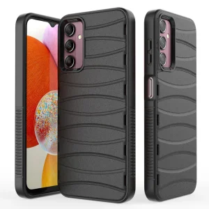 BIBERCAS Silicone Case for Samsung Galaxy A14, Black 4