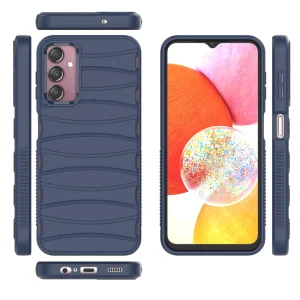 Силиконов калъф BIBERCAS за Samsung Galaxy A14, Син 4