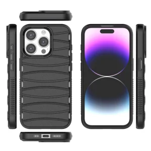 BIBERCAS Silicone Case for iPhone 14 Pro, Black 4