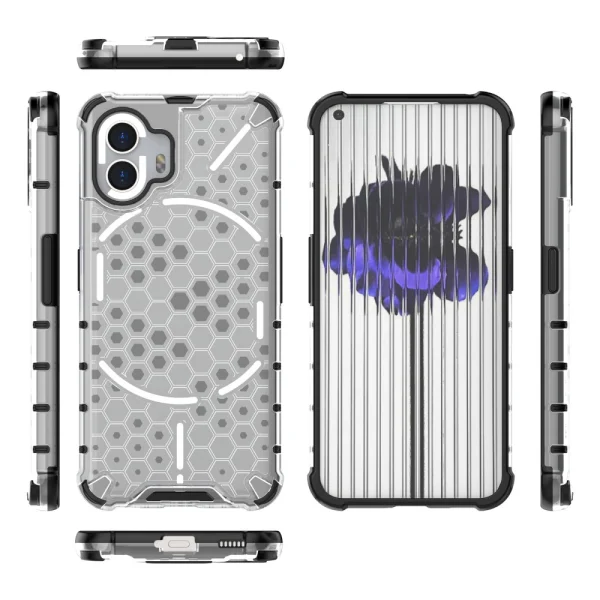 Shockproof Shock Absorber case for Nothing Phone 2, Transparent 2
