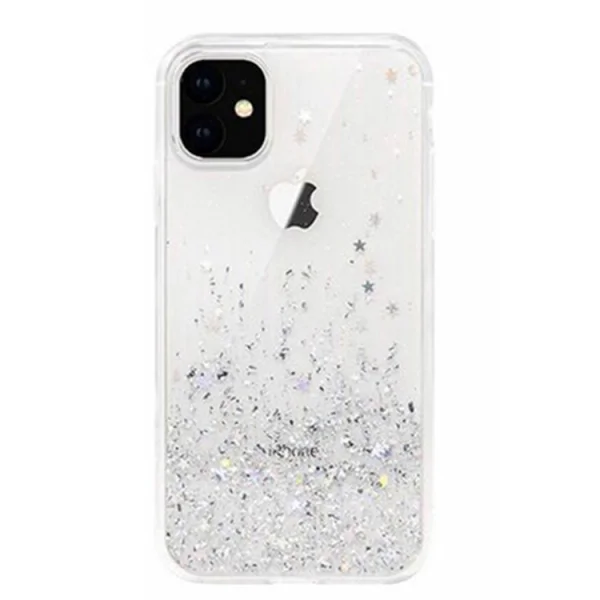 Shockproof back cover Glitter for Iphone 11 Pro (5.8), Transparent 1