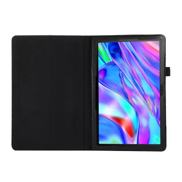 Litchi Texture Flip Case for Lenovo Tab M10 Plus (3rd Gen) 10.6 inch tablet, Black 2