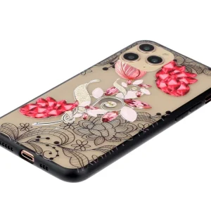 Shockproof back cover Lace Flower for iPhone 11 Pro, Ruby 3