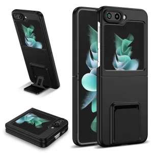 Калъф с поставка Hard Cover за Samsung Galaxy Z Flip5 5G, Черен