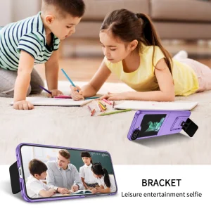 Калъф с поставка Hard Cover за Samsung Galaxy Z Flip5 5G, Лилав 5