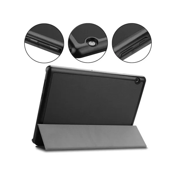 Tactical Book Tri Fold Case for iPad 10.2 2019/2020/2021, Black 3