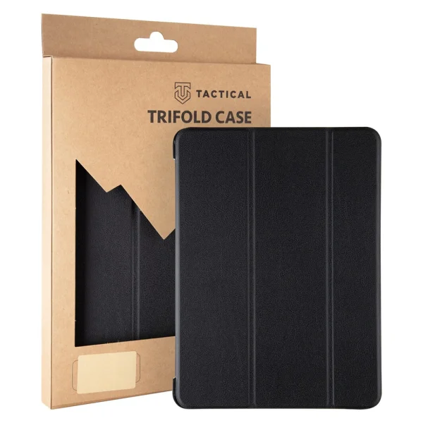Tactical Book Tri Fold Case for iPad 10.2 2019/2020/2021, Black 1