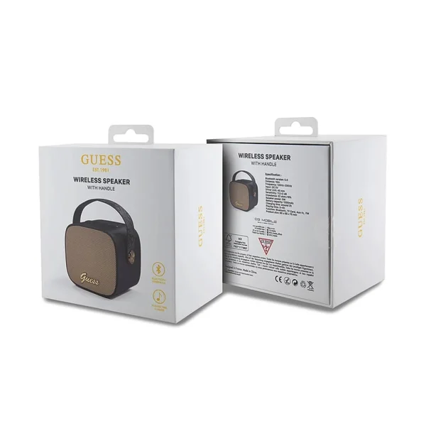 Преносима колонка GUESS PU 4G Strap, GUWSB2P4SMK, Черен 4