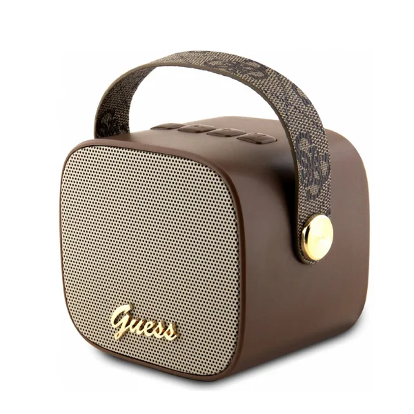 Portable speaker GUESS PU 4G Strap, GUWSB2P4SMW, Brown 1