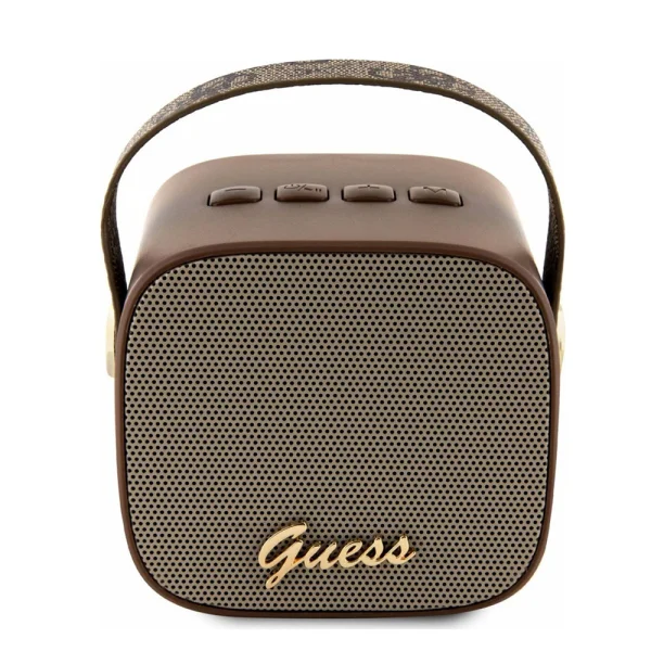 Portable speaker GUESS PU 4G Strap, GUWSB2P4SMW, Brown 2