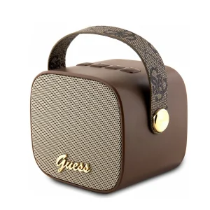 Преносима колонка GUESS PU 4G Strap, GUWSB2P4SMW, Кафяв