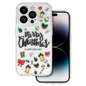Удароустойчив калъф Christmas за iPhone 13 Pro, Happy New Year
