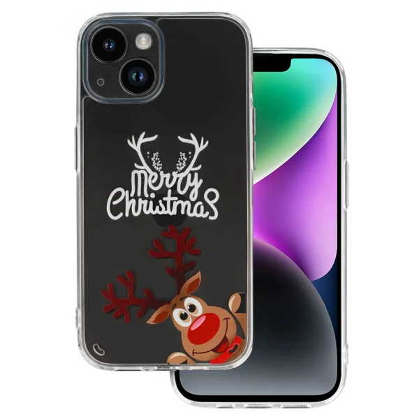 Shockproof Christmas Case for iPhone 14, Merry Christmas 1