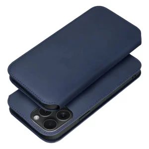 Калъф тефтер Dual Pocket за iPhone 15 Pro, Син 4