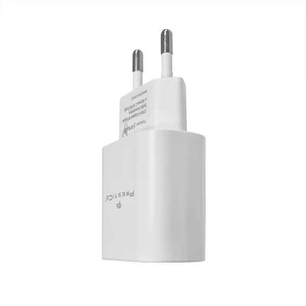 Зарядно 220V Prestico F25, USB-C, PD, 25W, Бял 2