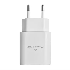 Зарядно 220V Prestico F25, USB-C, PD, 25W, Бял