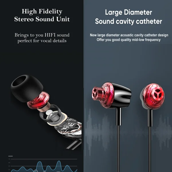 Слушалки с микрофон JoyRoom, Jack 3.5 mm, Черен 4