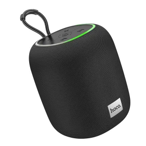 Преносима колонка HOCO HC14, Wireless, Bluetooth 5.2, RGB Lights, Черен