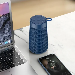 Portable speaker HOCO HC13, 5W, Bluetooth 5.0, AUX, Dark blue 4