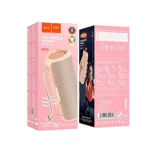 Преносима колонка HOCO HC16, Wireless, Waterproof, 10W, Bluetooth 5.3, Розов 3