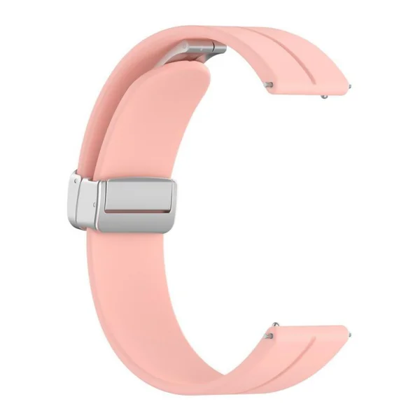 Techsuit Watchband 22mm W011 Silicone Strap for Huawei Watch GT2 (46mm), GT2 Pro, GT3 Pro, Ultimate, Xiaomi Watch S1, Pink 2