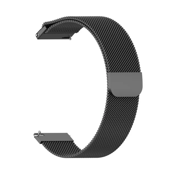 Метална Каишка Techsuit Watchband 22mm W009 за Samsung Galaxy Watch 46mm, Watch 3, Gear S3, Huawei Watch GT, GT2, GT3 (46mm), Черен 2
