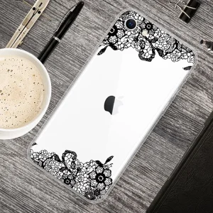 Силиконов Гръб за iPhone 7 / iPhone 8 / iPhone SE (2020), Орнаментни цветя 3