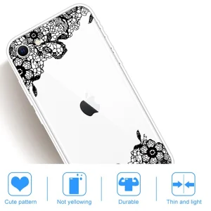 Силиконов Гръб за iPhone 7 / iPhone 8 / iPhone SE (2020), Орнаментни цветя 5