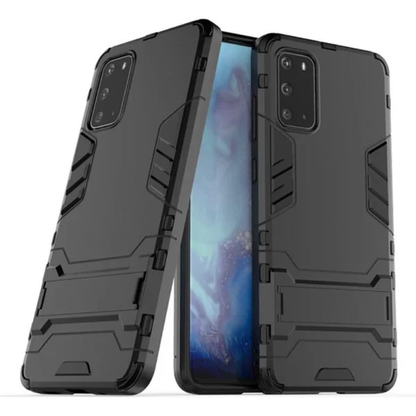 Shockproof Case with Stand for Samsung Galaxy S20, Black 2