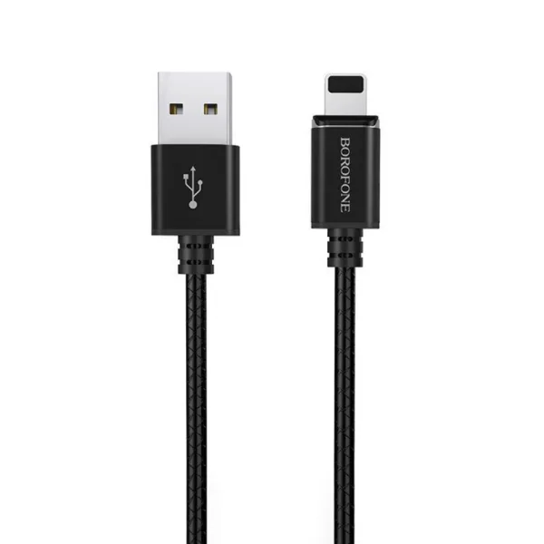 Magnetic Cable Borofone MagJet BU1, 3A, 1.2m, Lightning, Black 1