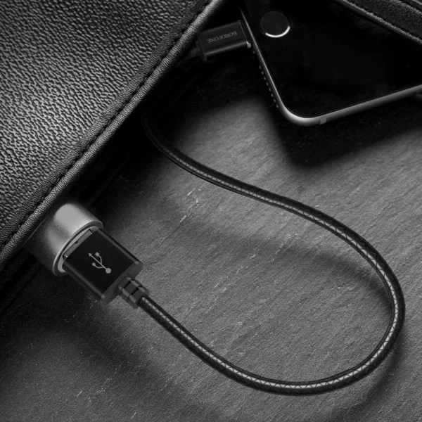 Magnetic Cable Borofone MagJet BU1, 3A, 1.2m, Lightning, Black 4