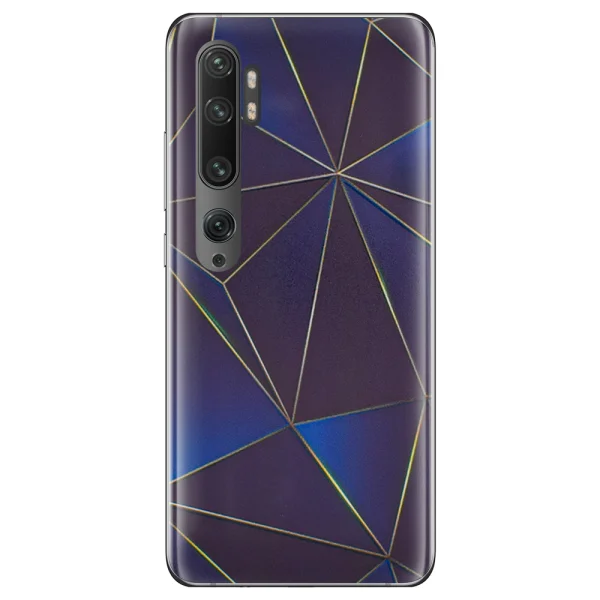 Back Screen Protector Film for Xiaomi Mi Note 10 Pro, Triangles 3D 1