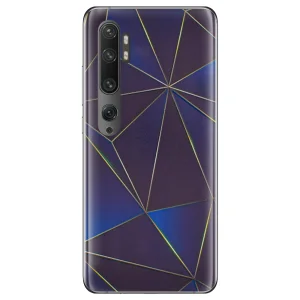 Фолио Протектор за гърба на Xiaomi Mi Note 10 Pro, Triangles 3D