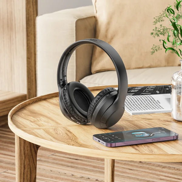 Безжични Слушалки BOROFONE BO23 Glamour, Bluetooth, Черен 4