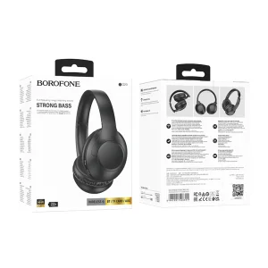 Безжични Слушалки BOROFONE BO23 Glamour, Bluetooth, Черен 5