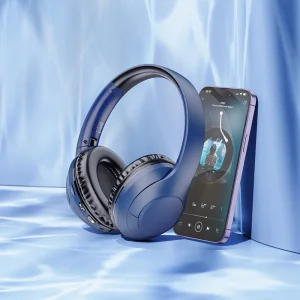 Безжични Слушалки BOROFONE BO23 Glamour, Bluetooth, Син 3