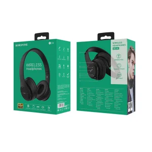 Безжични Слушалки BOROFONE BO4 Charming Rhyme, Bluetooth, Черен 4
