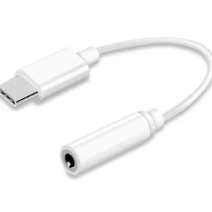 Apple MU7E2ZM A Adapter with Jack 3.5 mm to Type C, White 3