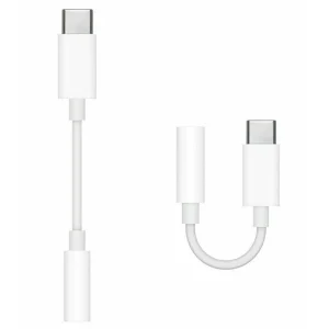 Apple MU7E2ZM A Adapter with Jack 3.5 mm to Type C, White 4