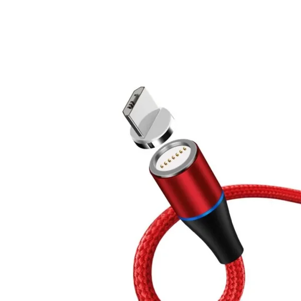 Magnetic Cable Magnetic from USB to Micro USB, 3A, 1m, Red 3