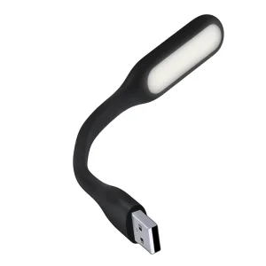 Мини Лампа Silicone USB LED, Черен 2