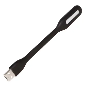 Мини Лампа Silicone USB LED, Черен 3