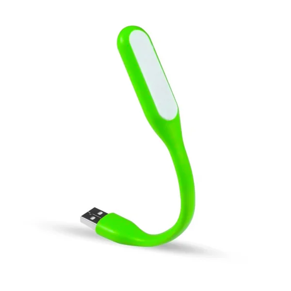 Мини Лампа Silicone USB LED, Зелен 2