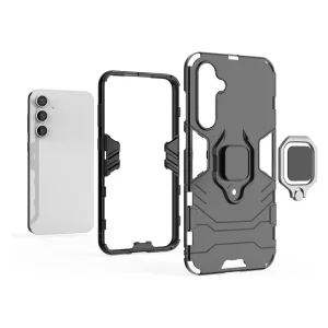 Shockproof Case Kickstand Ring for Samsung Galaxy S23 FE, Black 5
