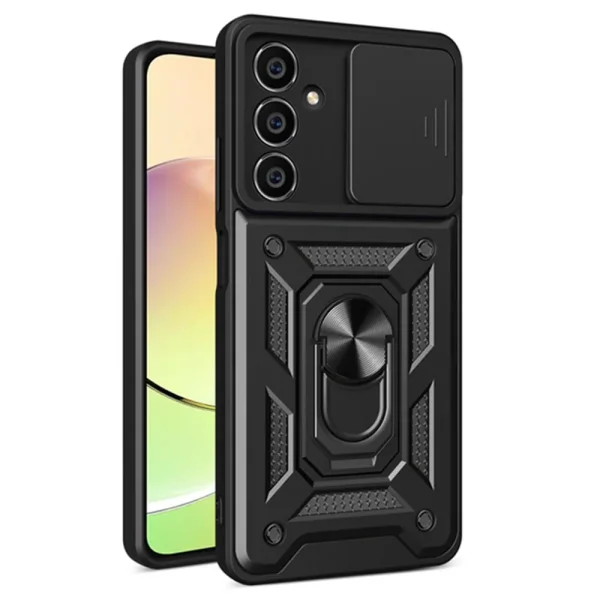 Shockproof case Slide Camera for Samsung Galaxy S23 FE, Black 1
