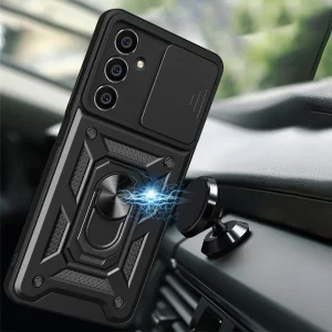 Shockproof case Slide Camera for Samsung Galaxy S23 FE, Black 5