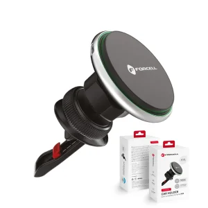 Поставка за кола  с безжично зареждане FORCELL HS2, support MagSafe, 15W, Черен